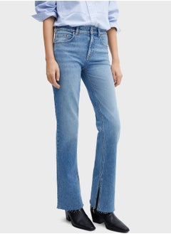 اشتري Slit Hem Jeans في الامارات