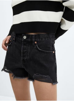 Buy High Waist Denim Shorts in UAE