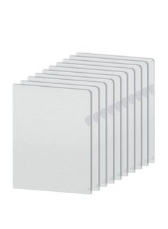 Buy Clear File, A4 Plastic Transparent Folders L-Type For Documents Paper Storage School Office Supplies (Pack of 12) in UAE