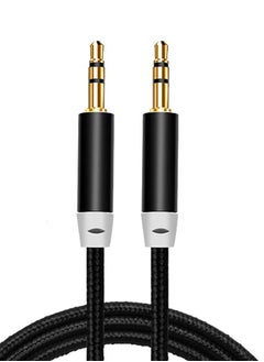 Buy Aux Cable 1 Meter - Black in Saudi Arabia