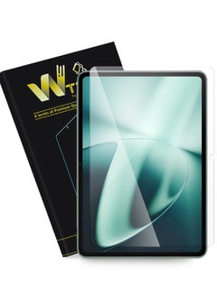 Buy Premium Series Curved Edges Full Cover Glass Screen Protector For OnePlus Pad 2023 Clear in UAE