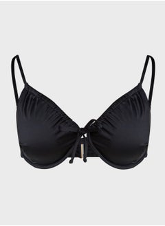 Buy Tie Detail Bikini Top in Saudi Arabia