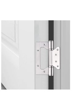 Buy 4 Pack Non-Mortise Door Hinges, 4 x 3 inch Stainless Steel Interior Door Hinges with Screws, Smooth, and Easy to Install, for Bedroom,  Furniture Hardware (Silver) in UAE