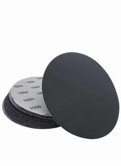 Buy 1000 Grit Wet Dry Sandpaper, 25 PCS 6 Inch Sanding Discs with Hook and Loop Back, Premium Silicon Carbide Abrasive Polishing Sandpaper Pads for Auto, Wood or Metal Polishing in Saudi Arabia