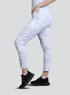 Buy Flush Womens Camouflage Yoga Pants with Pockets High Waisted 4 Ways Stretch Sports Workout Running Yoga Athletic Leggings in Saudi Arabia