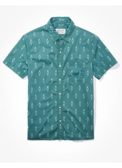 اشتري AE Printed Button-Up Resort Shirt في الامارات