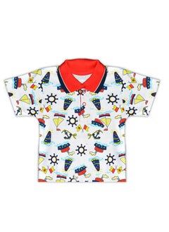 Buy Baby Boys Polo T-shirt All over Printed in Egypt