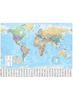 Buy Collins World Wall Laminated Map in UAE