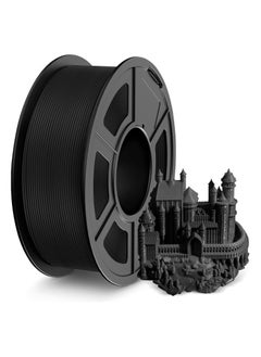 Buy 3D Printer Filament, PLA 1.75mm for Most FDM 3D Printer, High Fluidity, High-Speed Printing, Neatly Wound PLA Filament, Dimensional Accuracy +/- 0.02 mm, 1 kg Spool, Black in Saudi Arabia