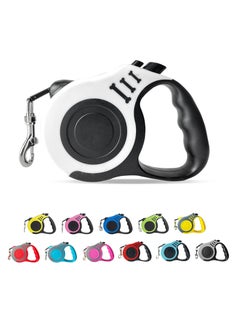 اشتري Retractable Dog Leash Automatic Telescopic Tractor Dog Tape, Pet Tape 16 FT Durable and Convenient, with Non-Slip Handle, Tangle Free, Pause and Lock, Suitable for Small and Medium-Sized Dogs في الامارات