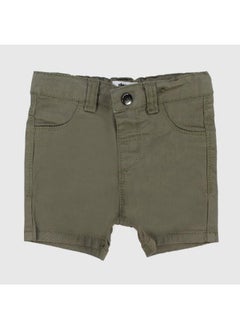 Buy Olive Gabardine Shorts in Egypt