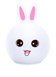 Buy Bunny Night Lights Cute Soft Silicone bunny lamp Toddler Night Light Nursery Lamp Luminous Cute Animal Touch Sensor Control Lamp in UAE