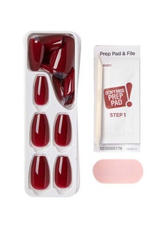 Buy Impress Color Nails Medium Coffin- Winery in NYC IMC511C in UAE