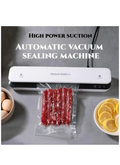 اشتري Vacuum Sealer  Portable Power Suction Food Sealer Bag Dry And Wet Food Pattern LED Indicator Light And External Vacuum Sealer Portable Power Suction Food Sealer Will Never Waste Food Again  Automatic في السعودية