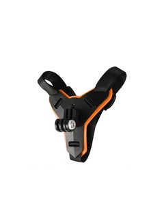 Buy Full Face Helmet Chin Camera Mount Strap Mount for GoPro Hero 11/10/9/8/7/6/5 BlackDJI Osmo Action 3/2Insta360 ONE RAKASO/Campark/YI and More Motorcycle Strap Mount Accessories -Orange in UAE
