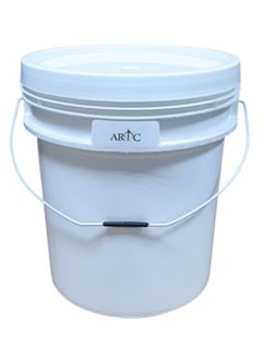 اشتري ARTC All Purpose Food Grade BPA Free Heavy Duty Plastic Pail Paint Bucket  White في الامارات