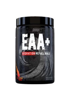 Buy Nutrex EAA+ Hydration Refuel Build, Muscle Building, Endurance and Muscle Recovery, Blood Orange Flavor,390gm, 30 Servings in UAE