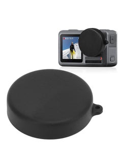 Buy Camera Lens Cap Lens Protector for DJI OSMO Action 3 Plastic Lens Dust Cover Camera Lens Protective Cover Sports Camera Accessories - Black in UAE