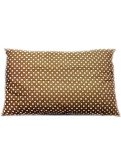 اشتري Soft Polycotton Pillow By Valentini Brown Queen Size 50 في السعودية