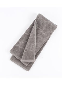 اشتري Martina Hand Towel, Silver Grey - 480 GSM, 80X50 cm في الامارات