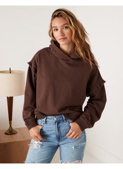 Buy AE Ruffle-Sleeve Hoodie in UAE