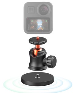 Buy Magnetic Camera Mount with Mini Ball Head, Magnetic Mount Base Stand with 1/4"-20 Male Thread Stud for Camera, for AKASO Action Camera, for Insta360 Action Camera, for DJI Osmo Action Camera in UAE