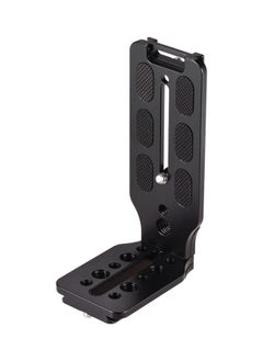 Buy L-Shaped Quick Release Plate For Canon/Nikon/Sony/DSLR Camera/Zhiyun Crane 2/3/Moza AIR/Feiyu A2000/AK2000/AK4000 Black in UAE