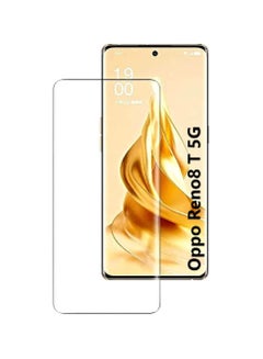 Buy For Oppo Reno8 T 5G Screen Protector, UV Tempered Glass Full Cover the Screen, 9H Hardness, Anti-Scratch, Anti-Shatter, Anti-Fingerprint Screen Protector for Oppo Reno 8T 5G Clear in UAE