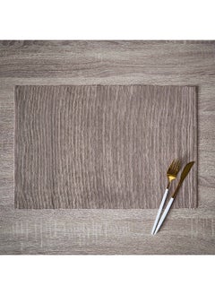 اشتري Home Box Atlanta Cotton Ribbed Placemat 48 x 33 cm في الامارات