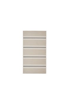 Buy Rug flatwoven, in/outdoor, white/beige/dark grey, 80x150 cm in Saudi Arabia