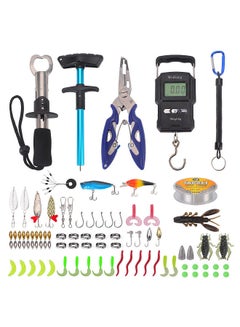 Buy Fishing Tool Kit Fishing Hook Remover Tool Fish Lip Gripper Digital Fish Scale Fishing Pliers in UAE