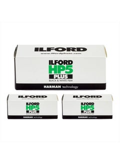 اشتري HP5 Plus Black and White Negative Film ISO 400 (120 Roll Film) 3-Pack في الامارات