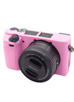 Buy Case For Sony Alpha A6100 A6300 A6400 Ilce6100 Ilce6300 Ilce6400 Digital Camera Antiscratch Soft Silicone Housing Protective Cover Protector Skin (Pink) in UAE