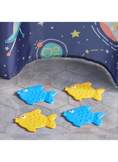 اشتري Fish 4-Piece Non-Skid Mat Set 12 x 11 cm في الامارات