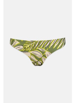 Buy Women Reversible 1 Pc Printed Bikini Bottom, Green Combo in Saudi Arabia