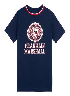 Buy Franklin and Marshall Boys Tipped Crest T Shirt in Saudi Arabia