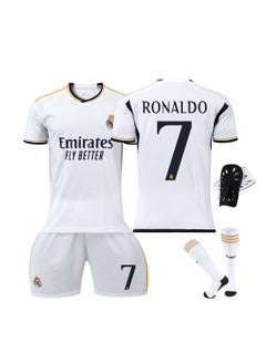 Buy 4-piece set of Real Madrid No.7 new football jersey in Saudi Arabia