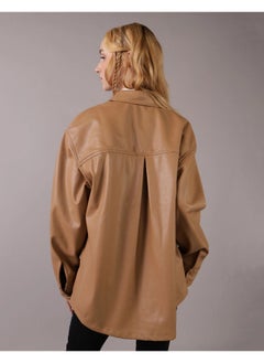 اشتري AE Vegan Leather Shacket في مصر