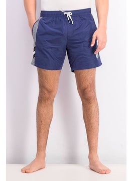 Buy Men Circle Series Medium Board Short, Navy in Saudi Arabia