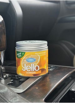 Buy Jello Gel-Based Natural Essential Oil Car Air Freshener – Long-Lasting Aroma for Ultimate Freshness, Refreshing Lemon Aroma Scent, Compact Design in UAE