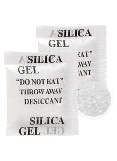 Buy 200 Packs 1 Gram Desiccant Packets Food Safe Silica Gel Desiccant Packets Premium Moisture Absorbers for Food Storage Desiccant Beads Packet for Moisture Storage Control in UAE