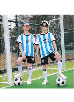 Buy Children's Football Club Children's Wears FootballSport Football Suit Set Argentina National Team Messi in Saudi Arabia