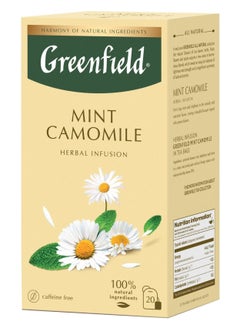 Buy Mint Camomile Herbal Infusion Tea 20 Tea Bags 30 Gm in UAE