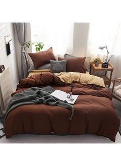 اشتري 4-Piece Set Bedding Quilt Cover Set with 1 Quilt Cover 1 Sheet and 2 Pillowcases 2m Bed (200 * 230cm) في الامارات