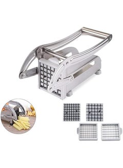 Buy Stainless Steel Manual Potato Cutter Shredder, French Fries Slicer Potato, For Potatoes, Carrots, Cucumbers and Other Vegetables. in Saudi Arabia