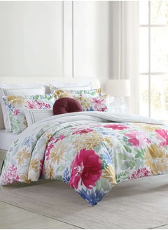 Buy Bed Duvet Set 100% Cotton Double 11 Piece in Saudi Arabia