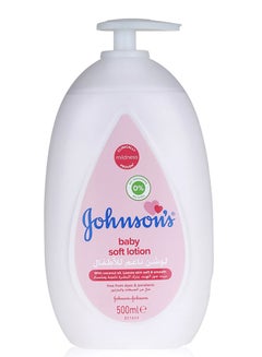 Buy Johnson's baby soft lotion 500ml in UAE