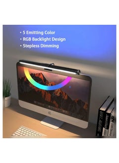 Buy Curved Monitor Light Bar For Curved Monitor With 3 Color Temperature Modes Stepless Dimming Monitor Lamp With USB Powered For Work And Office Black in Saudi Arabia