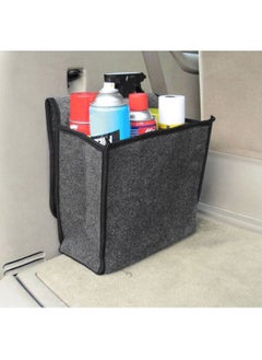 Buy Car trunk organizers portable folding fleece felt car storage organizer stowage storage box in Saudi Arabia