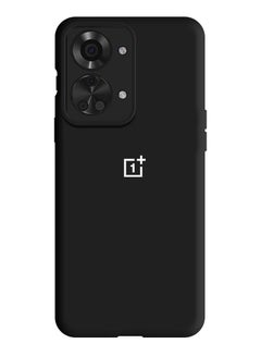 Buy OnePlus Nord 2T Silicone Case Slim Soft Liquid Gel Case Shockproof Back Cover Full Body Protection 6.43 inch Black in UAE